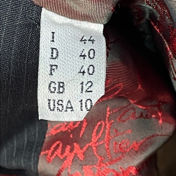 Jean Paul Gaultier Classique Wool Blend Blazer Sport Coat Jacket Pinstripe 10 - Picture 8 of 16